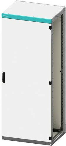 Siemens Schaltschrank aus Stahl in Grau B: 40 cm, T: 200 cm, H: 100 cm - Bild 1
