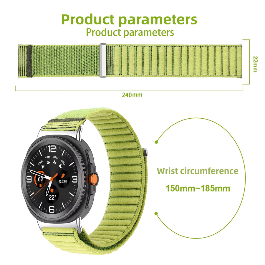 Samsung Uhrenarmband Nylon, Schlaufenarmband, Unisex - Bild 2
