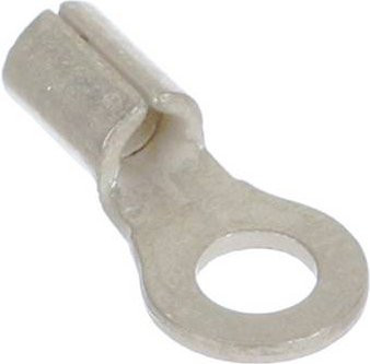 Molex Ringkabelschuh mit Crimphülse, verzinnt, Farbe: Silber, Querschnitt max. 0,8 mm² - Bild 1