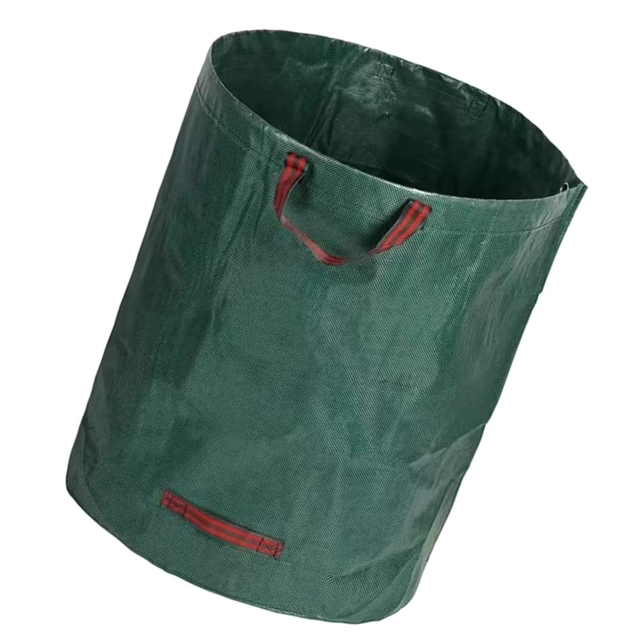 VAKIND Faltbarer Gartenabfallsack aus wasserdichtem PP-Gewebe in Grün mit 60 l Kapazität - Bild 4