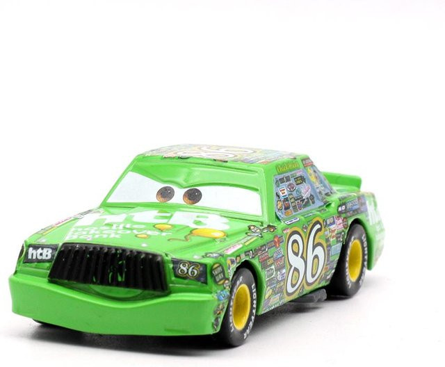 Disney Cars 2 Lightning McQueen Chick Hicks' LKW Der König's LKW Sammlung, Metallmodell, Grün, 1:55, ab 14 Jahre - Bild 1
