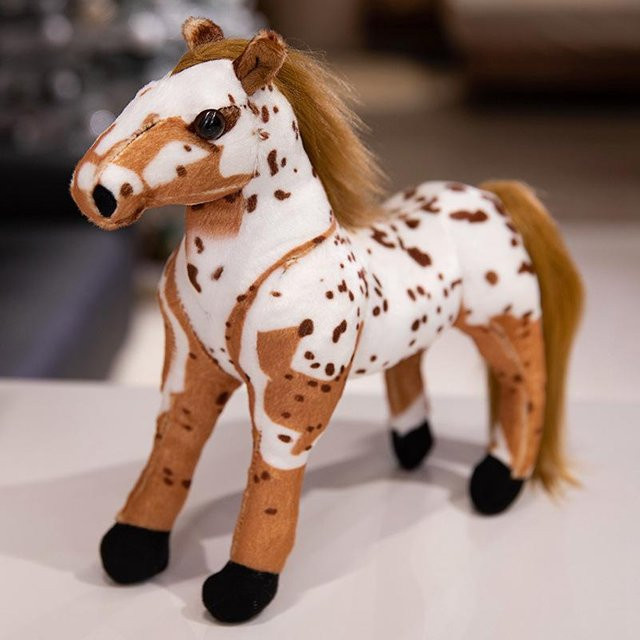 Simulations-Pony-Pferd-Puppe Plüschtier, 30cm - Bild 1