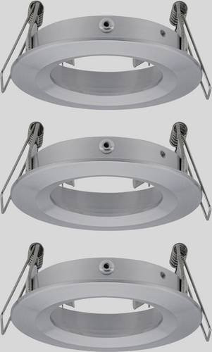 Paulmann Choose Einbauring 3er Set in Silber aus Aluminium mit 10W und IP44 Schutzart - Bild 1