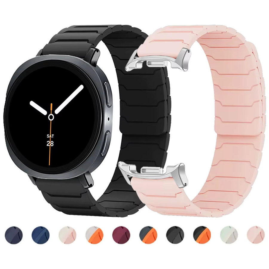 Samsung Uhrenarmband Silikon, Magnetschlaufe, Galaxy Watch 8, Multicolor, Unisex - Bild 5