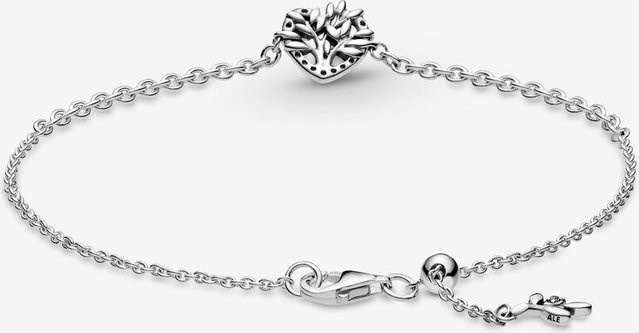 Kettenarmband 925 Silber, Herz, Weiß, Damen - Bild 1