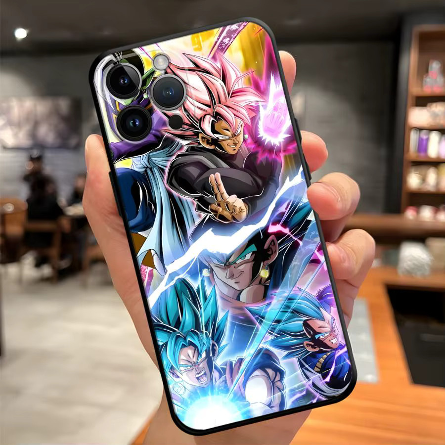 Handyhülle Dragon Ball Vegeta für iPhone Modelle in Schwarz und Multicolour - Bild 5