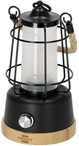 Brennenstuhl LED Akku Campinglampe CAL 1 dimmbar Schwarz Bambus Outdoor - Bild 1