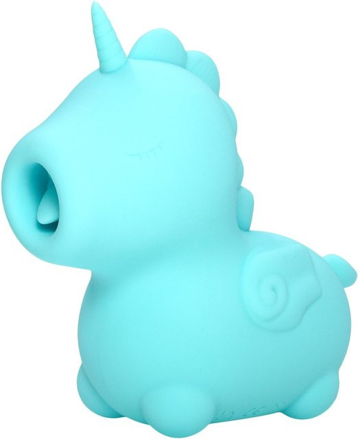 Auflegevibrator Mount'n Peak im Einhorn-Design in Blau - Bild 1