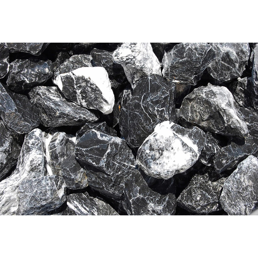 Marmorbruch Schwarz-Weiß in der Körnung 50 - 100 mm, 1000 kg Big-Bag - Bild 2