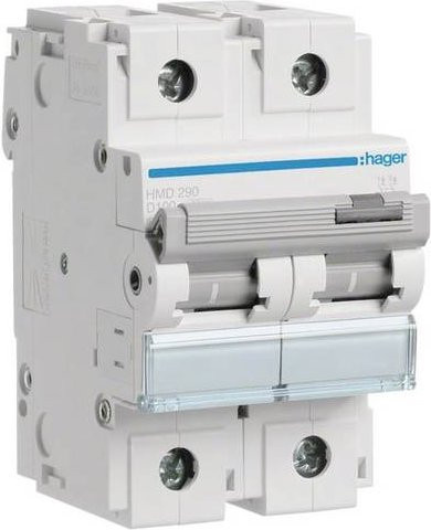 Hager Leitungsschutzschalter HMD290 2-polig 100A 415V in Weiß - Bild 1
