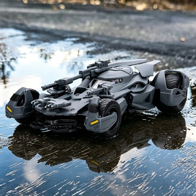 XMD Batmobile Batman, Automodell, 1:32, Metall, Schwarz - Bild 1