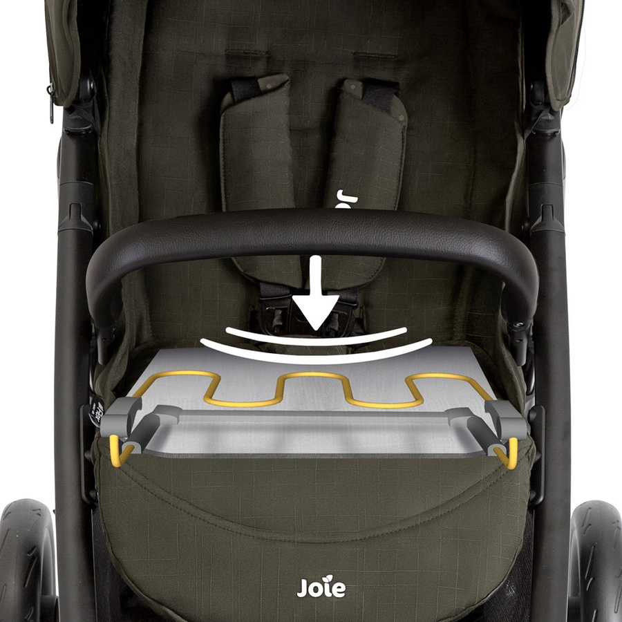 Joie Buggy Litetrax Pro Sportwagen in Grün mit Einhandfaltmechanismus für Kinder ab Geburt bis 22 kg - Bild 6