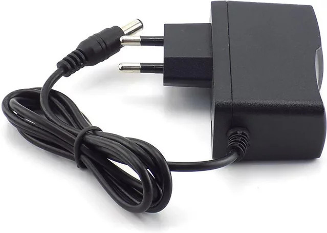 Aleaivy 12,6 V 1 A Lithium-Batterieladegerät für 18650 Akkus, schwarzes Wandladegerät mit DC 5,5 x 2,1 mm Stecker - Bild 1