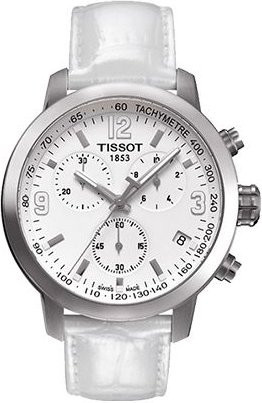 Tissot Armbanduhr, Quarz, Edelstahlgehäuse, 42 mm, Lederarmband, Herren - Bild 1