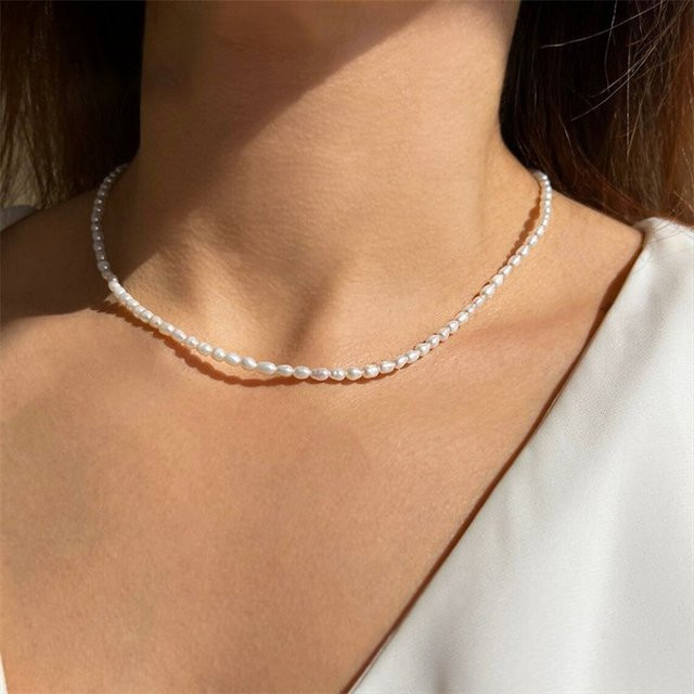 St.delan Perlen-Choker-Halskette, 14K vergoldet, Damen - Bild 1