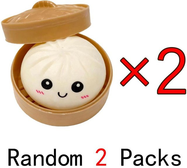Yiran toy 1 Weiße Dumpling Cha Siu Bao Stressbälle Squishy - Bild 1