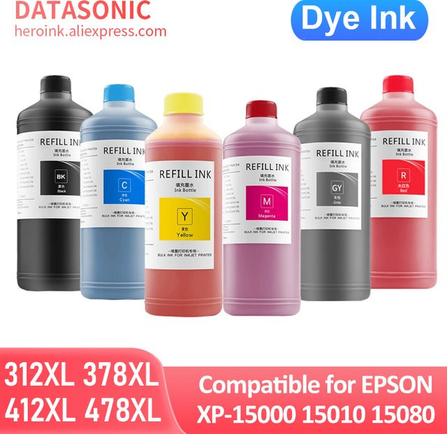 Epson Tinte zum Nachfüllen für Expression Foto XP-15000 XP-15010 XP-15080 XP-8500, 500 ml - Bild 1