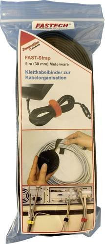 FASTECH Klettband zum Bündeln Schwarz L 5000 mm x B 30 mm - Bild 1
