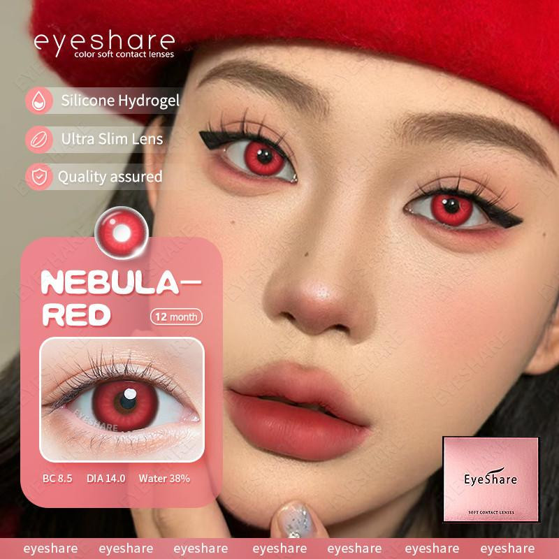 Eyeshare Kontaktlinsen, Rosa Rot - Bild 2