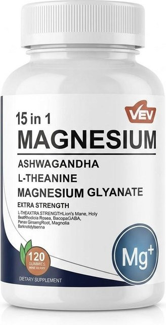 SF BEAUTY 15-in-1 Magnesiumcitrat & Glycinat Komplex Kapseln, Unisex - Bild 1