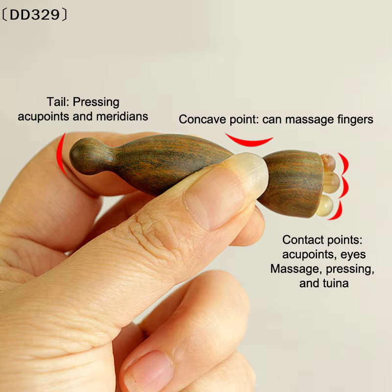 JETTING Gua Sha Gesichtsmassagegerät aus Sandelholz, Unisex - Bild 3