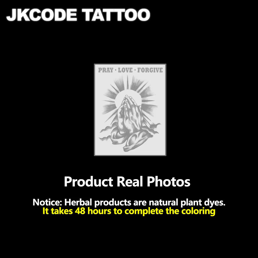 JKCODE TATTOO Temporäre Tattoos, Unisex - Bild 4