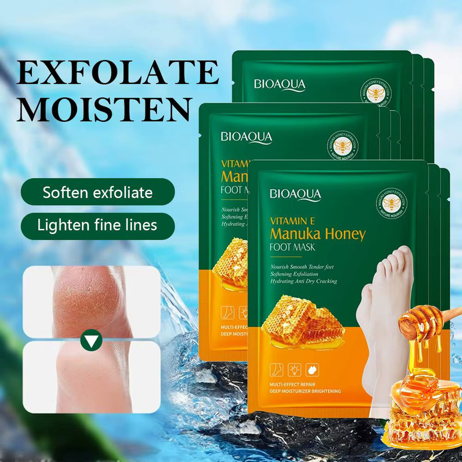 BIOAOUA Vitamin-E-Fußmaske mit Manuka-Honig, Unisex - Bild 2