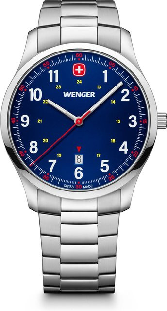 WENGER City Sport Quarzarmbanduhr aus Edelstahl in Silber 01.1441.134 - Bild 1