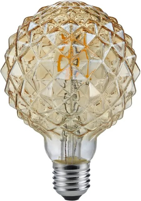 Trio LED Leuchtmittel E27 Globeform in Gold/Messing mit 320 Lumen und 4 W in Warmweiß - Bild 1