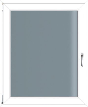 RORO Kunststoff-Fenster KOMFORT B70 in Weiss mit Klarglas, B: 100 cm, H: 130 cm - Bild 1