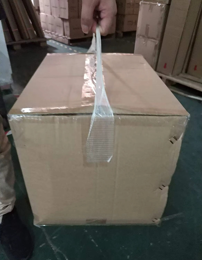 TCF PACK Transparentes Filamentband Bidirektionales Gitterband Hochbelastbares Verpackungsband aus Kunststoff - Bild 5