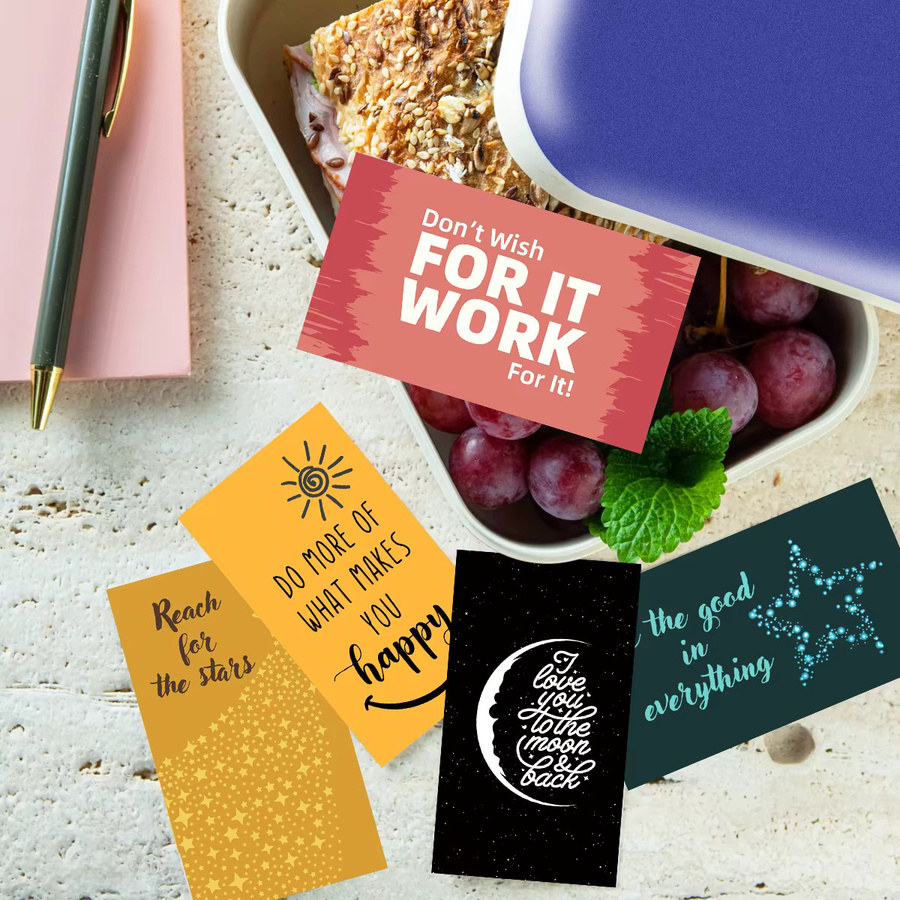 60 Stück Affirmationskarten in Multicolour für tägliche Motivation und Inspiration - Bild 5