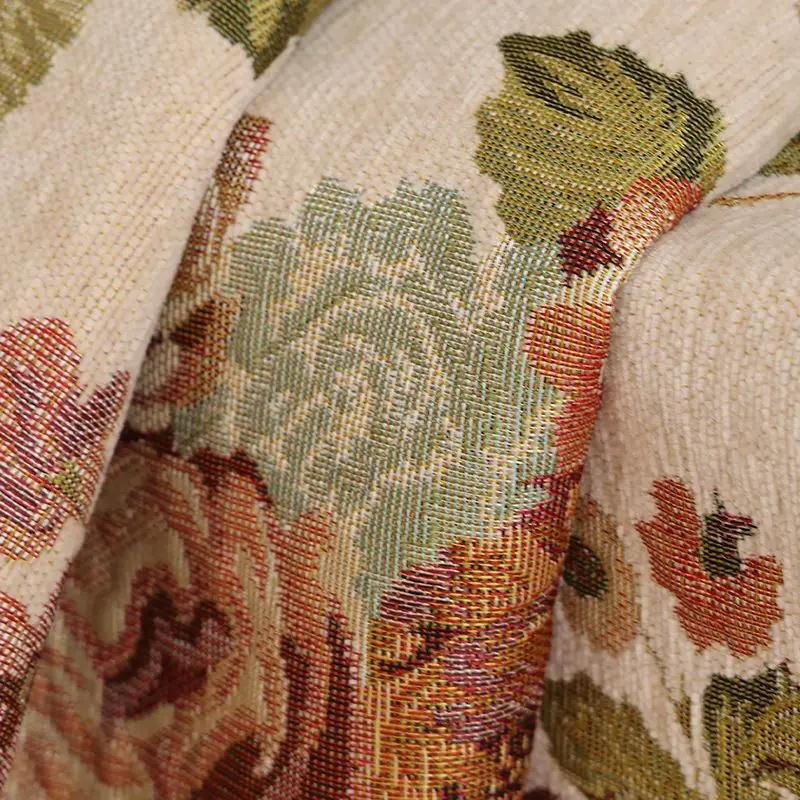Super Six Klavierbezug aus europäischem Jacquard-Chenille mit Vintage-Blumenmuster und Perlenquaste, Farbe: Multicolour, B/T: 56 x 36 cm - Bild 4