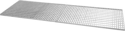 Bauer Gitterrost für Edelstahlauffangwannen Typ VAW-4/B aus Edelstahl 1.4571, Farbe: Silber, B/T/H: 78,5 x 237,0 x 3,0 cm - Bild 1