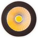 Brumberg LED-Pendelleuchte Schwarz rund aus Aluminium und Glas - Bild 1