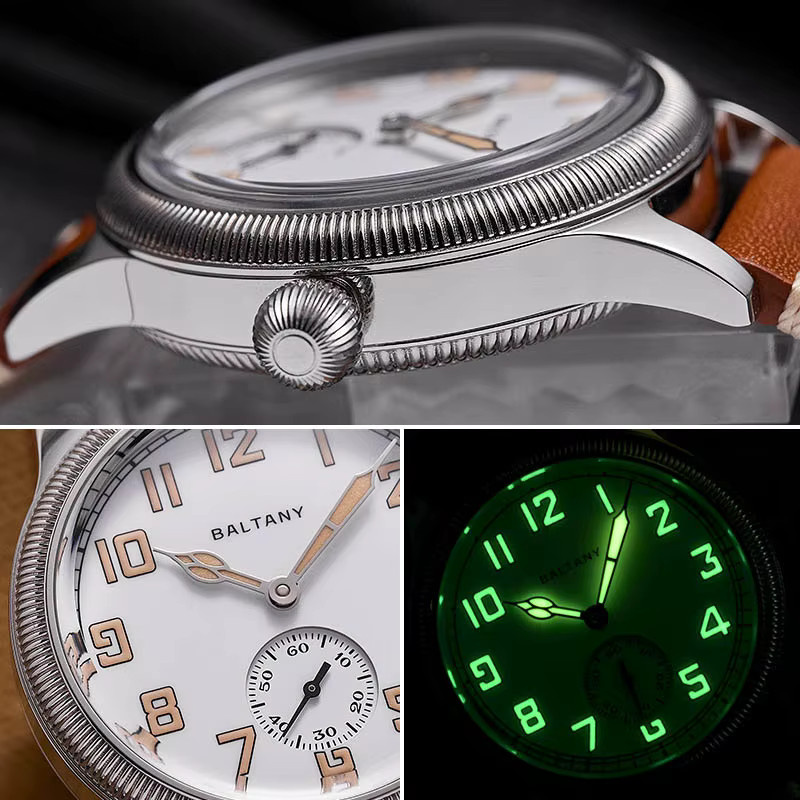 Baltany Armbanduhr, Automatik, Edelstahl, 38 mm, Herren - Bild 2