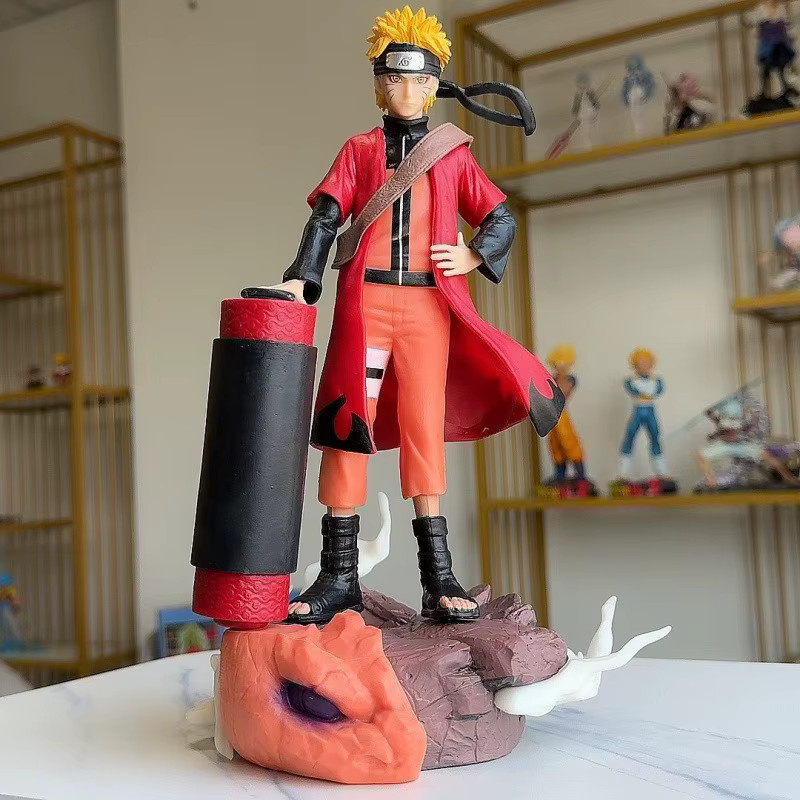 Naruto Anime Figur Naruto Sasuke, Modell PVC-Statue, 28cm - Bild 2