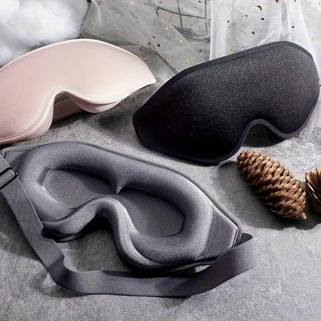 3D-Augenmaske, Blackout, Unisex - Bild 1