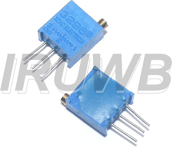 10er Set IRUWB 3296W Präzisions-Potentiometer Kit mit variablem Widerstand in Blau - Bild 1