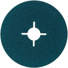 Metabo Fiberscheibe 125 mm P 80 aus Zirkonkorund für Stahl und Edelstahl in Petrol - Bild 1