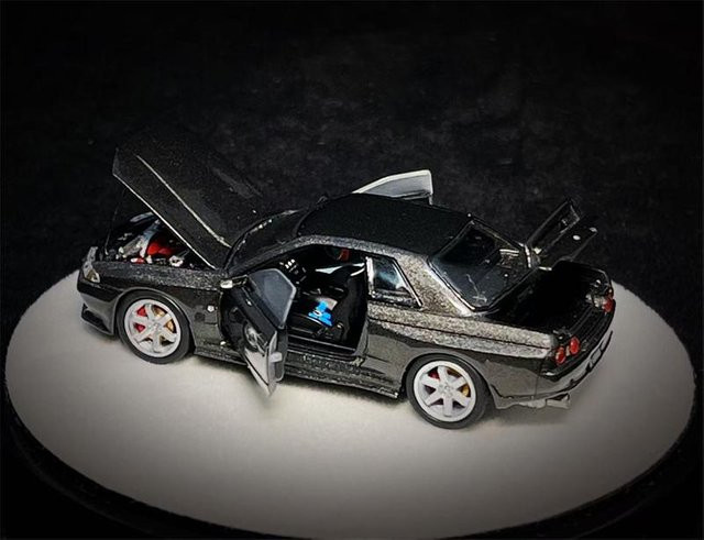 Pgm Skyline R34 Z-Tune R32 Lbwk Lp700-4 Bb Modellauto, 1:64, ab 14 Jahre - Bild 1