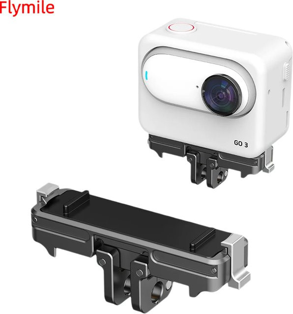 Flymile Magnetische Schnellwechselbasis als Erweiterungshalterung und Adapter für Insta360 GO 3 und Insta360 GO 3S Kamerazubehör - Bild 1