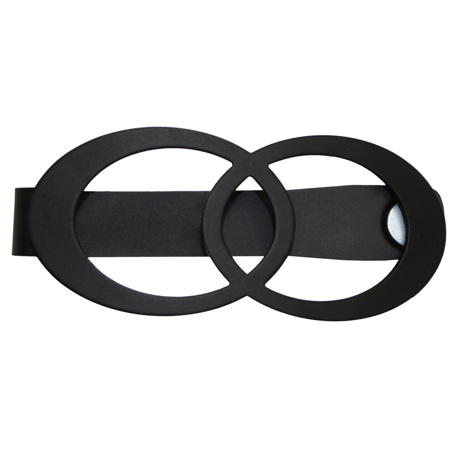 Gardinia Raffspange Infinity aus Metall in Schwarz - Bild 2