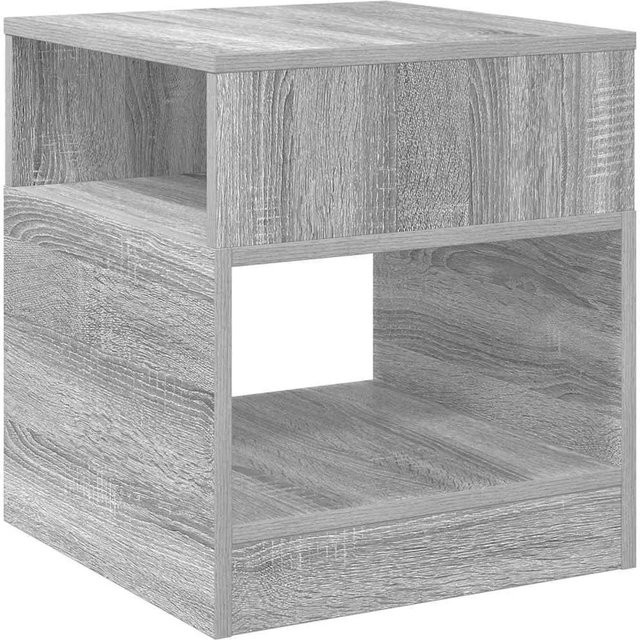 vidaXL Beistelltisch in Grau Sonoma, B/T/H: 40 x 40 x 45 cm - Bild 1