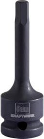Kraftwerk 1/2" Innensechskant-Schlagstecknuss 6 mm in Schwarz - Bild 1