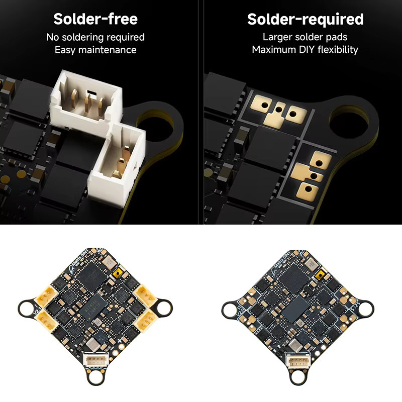 BETAFPV Matrix 1S Brushless Flight Controller 5IN1 V2 mit 12A Dauerbetriebs-ESC in Schwarz für Air65/75 II FPV Drohnen - Bild 3