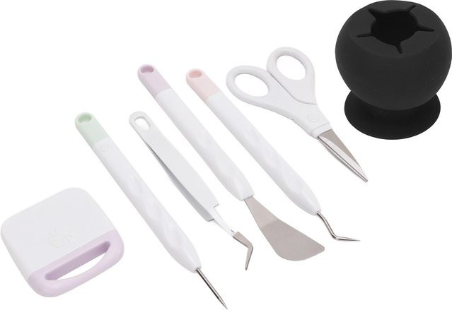 GoolRC 7-teiliges Vinyl-Entgitterungs-Werkzeugset aus gehärtetem Stahl in Schwarz und Multicolour für DIY-Bastelarbeiten - Bild 1