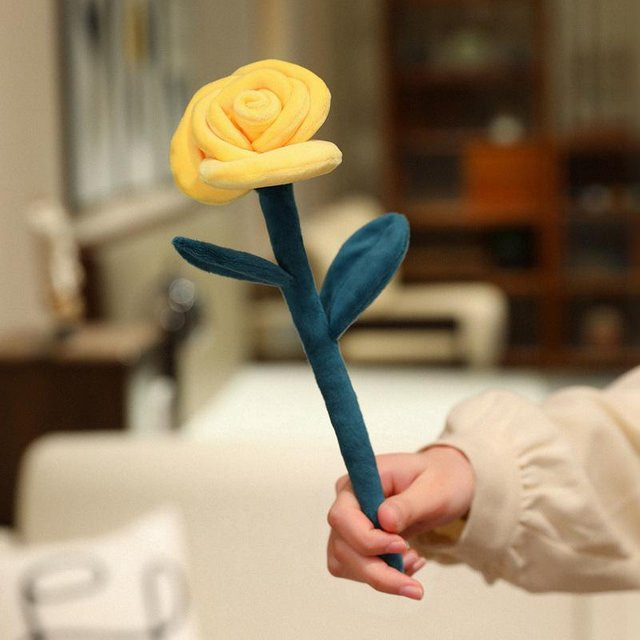 Linyi toy Simulation Rose Plüschtier, Bunt / Mehrfarbig, 28cm - Bild 1