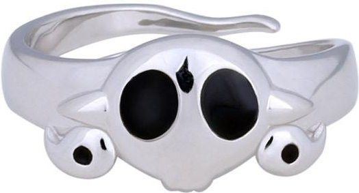 Ring, Metall, Weiß, Unisex, Verstellbar - Bild 1