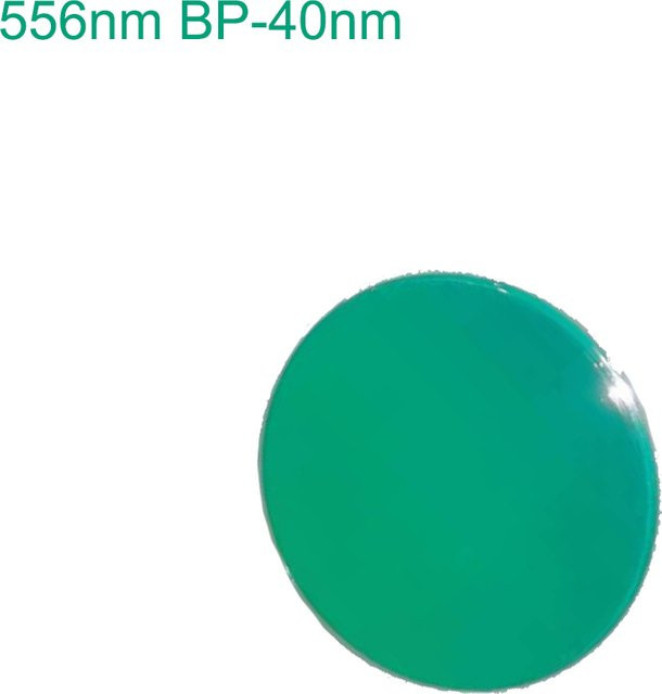 NEEMOO Bandpassfilter Rund mit Durchmesser 25 mm, 59 mm oder 62 mm und 1,0 mm Dicke, Spiegelglas mit hoher Lichtdurchlässigkeit, 500nm 550nm 556nm - Bild 1